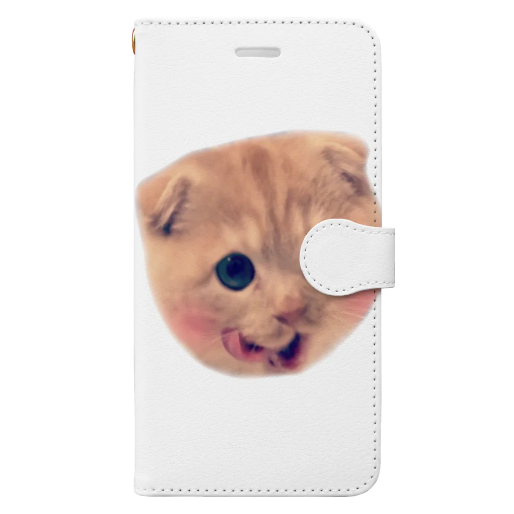 ～癒しの猫暮らし～の甘えんぼ猫ポテト Book-Style Smartphone Case