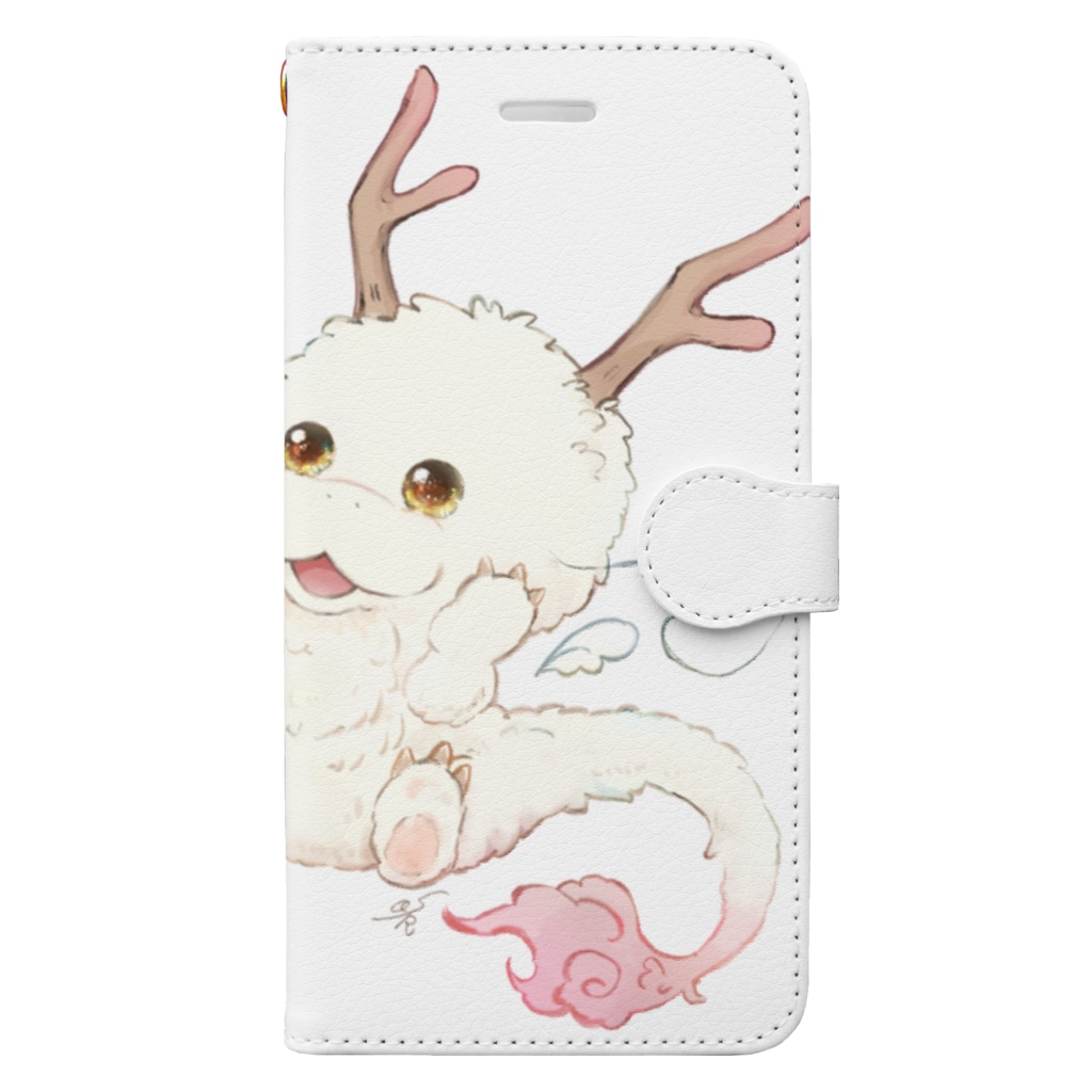 もっとふわふわ 幸運を運ぶ 白龍ちゃん ふわふか商店 Shiori777 の手帳型スマホケース通販 Suzuri スズリ もっとふわふわ 幸運を運ぶ 白龍ちゃん ふわふか商店 Shiori777 の手帳型スマホケース通販 Suzuri スズリ