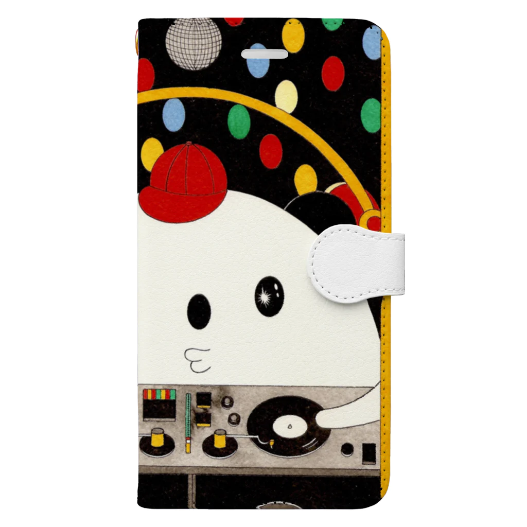 あごぱん商店のDJパンダ Book-Style Smartphone Case