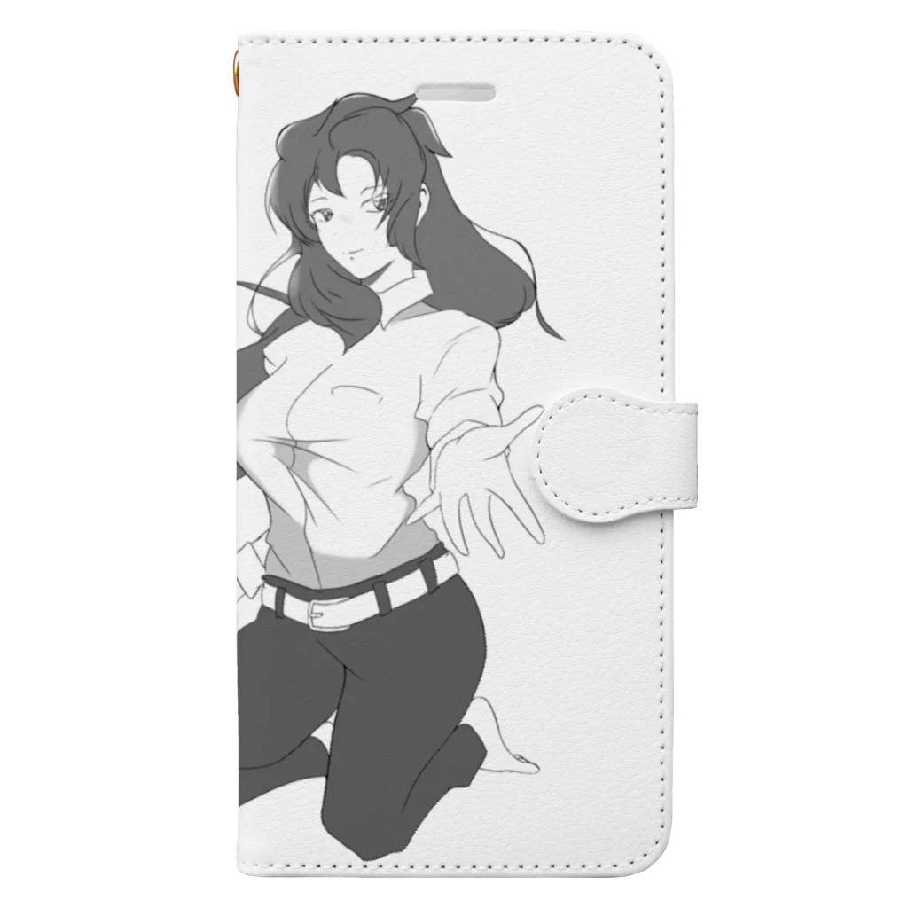 mrlの創作っ娘スマホケース Book-Style Smartphone Case