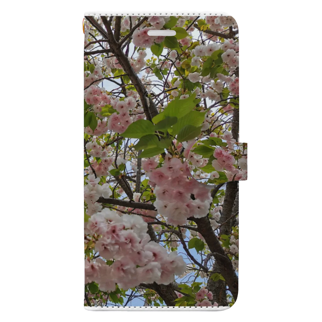 ハチドリ販売所の日本の春 桜A Book-Style Smartphone Case