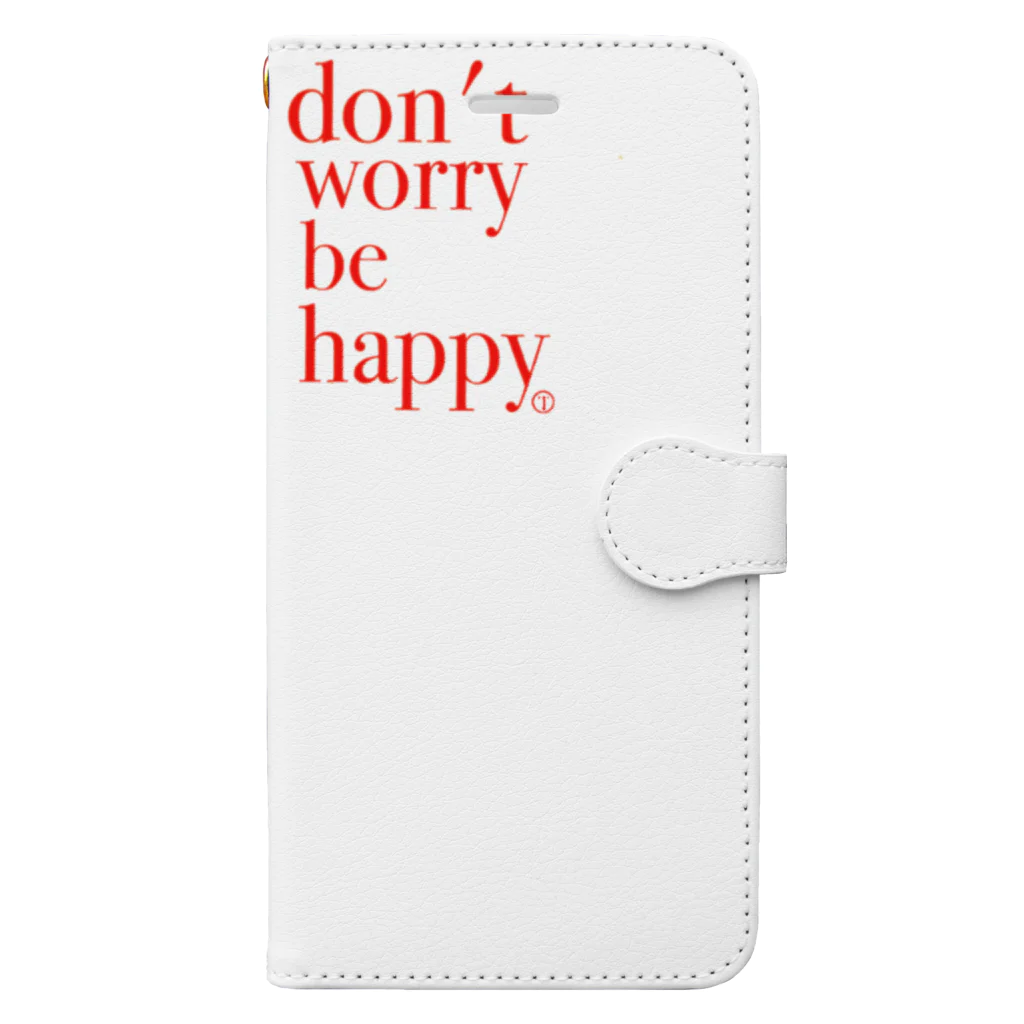 lily and smile ☺︎のdon't worry be happy♡ Book-Style Smartphone Case