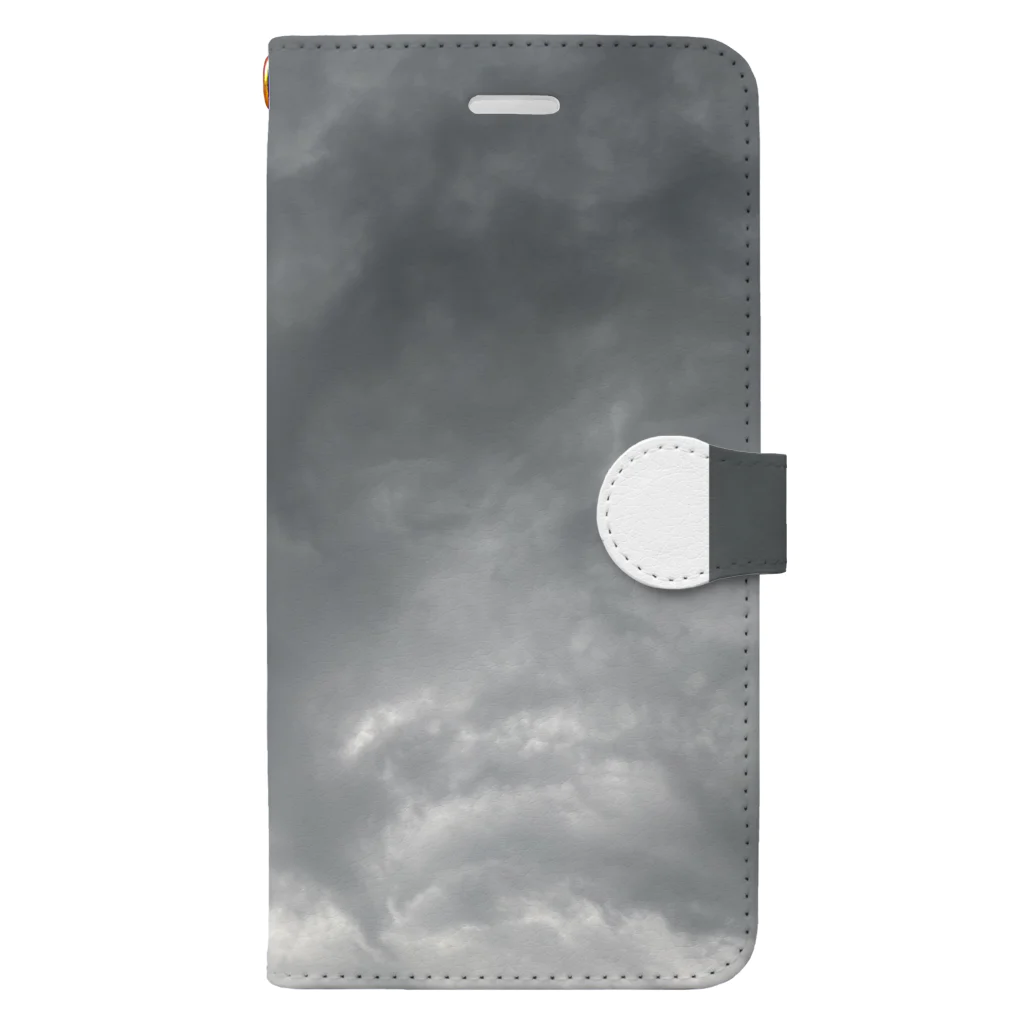 gunjimiyaの雨雲 Book-Style Smartphone Case