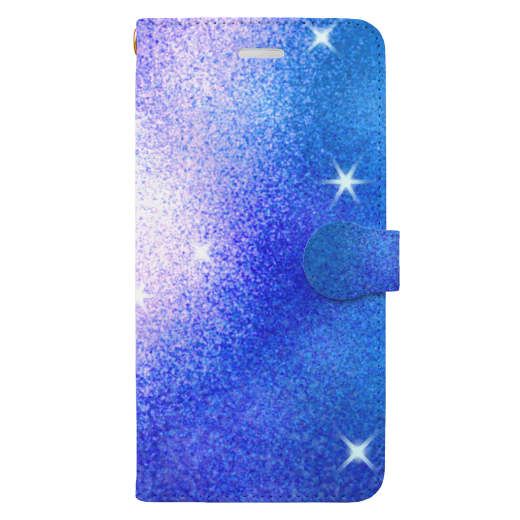 ちまとりーのmilky way Book-Style Smartphone Case