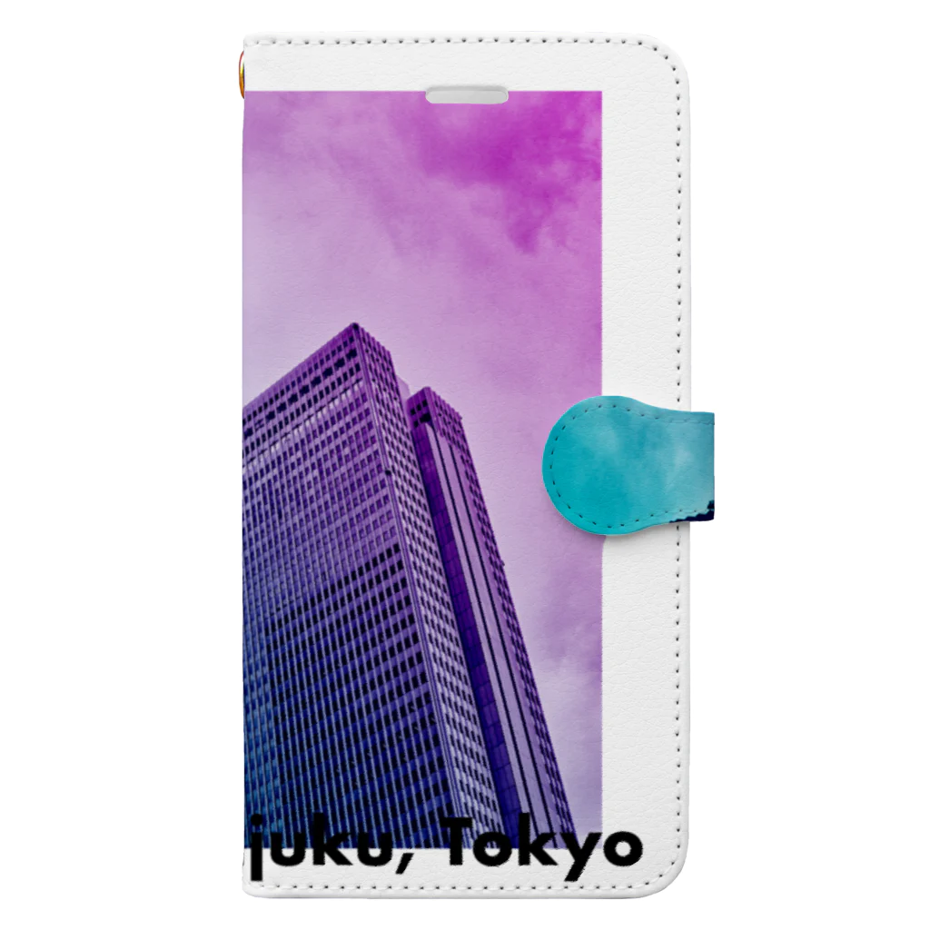 東京シティポップ_TOKYO CITY POPの東京シティポップ_Shinjuku Book-Style Smartphone Case