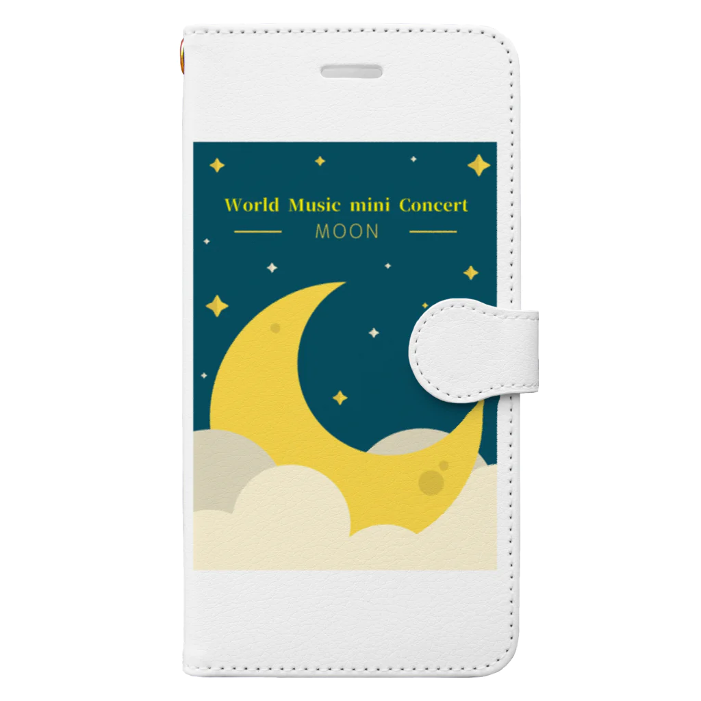 yumi81japanのMOON 手帳型スマホケース