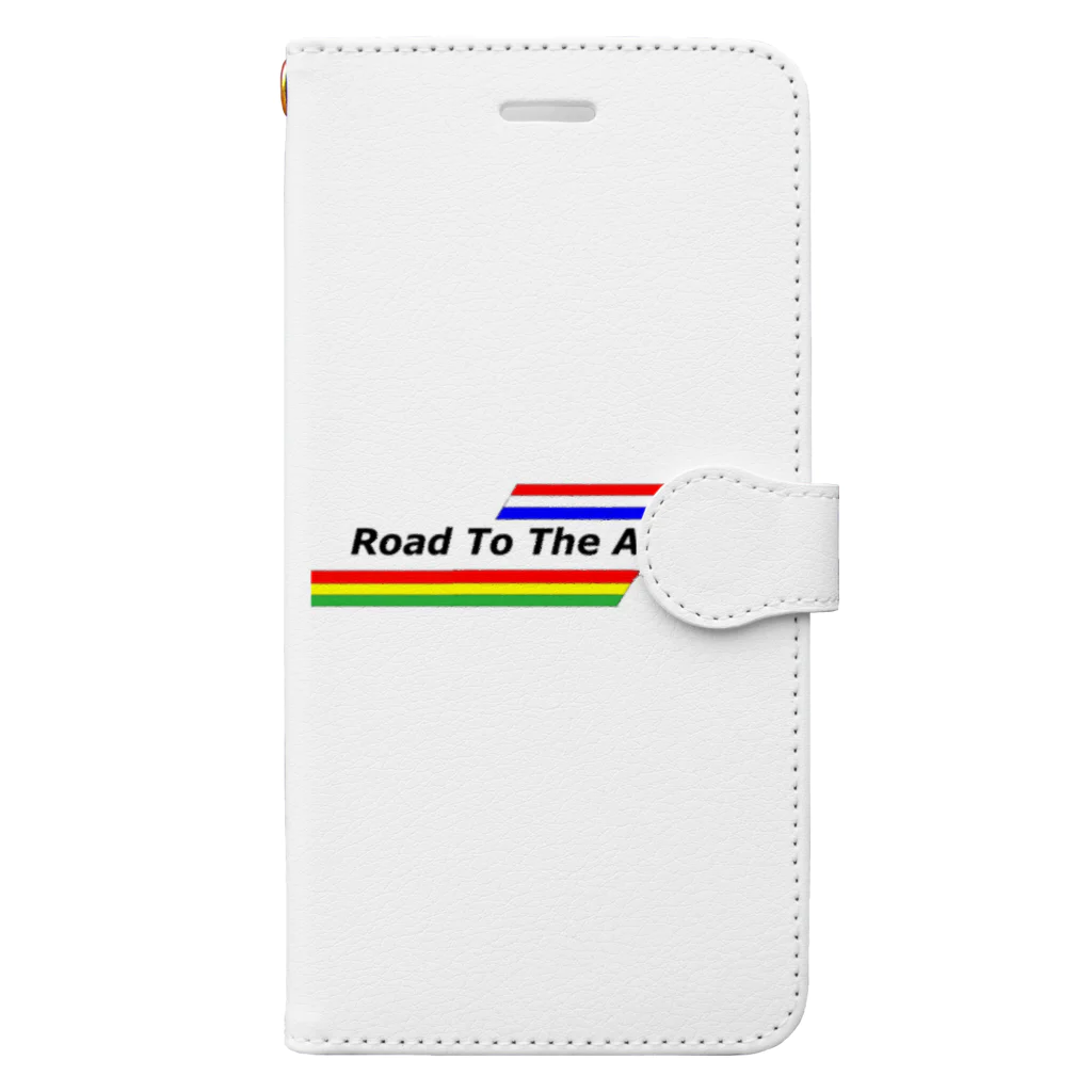 Road To The AcademyのR/A ロゴ 手帳型スマホケース