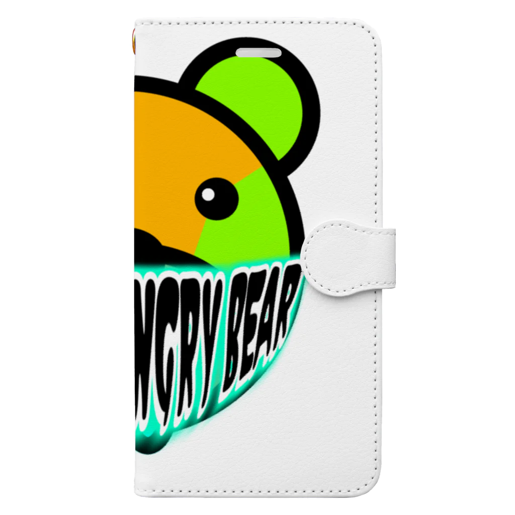 Hurryz HUNGRY BEARのHurryz HUNGRY BEAR マスク Book-Style Smartphone Case