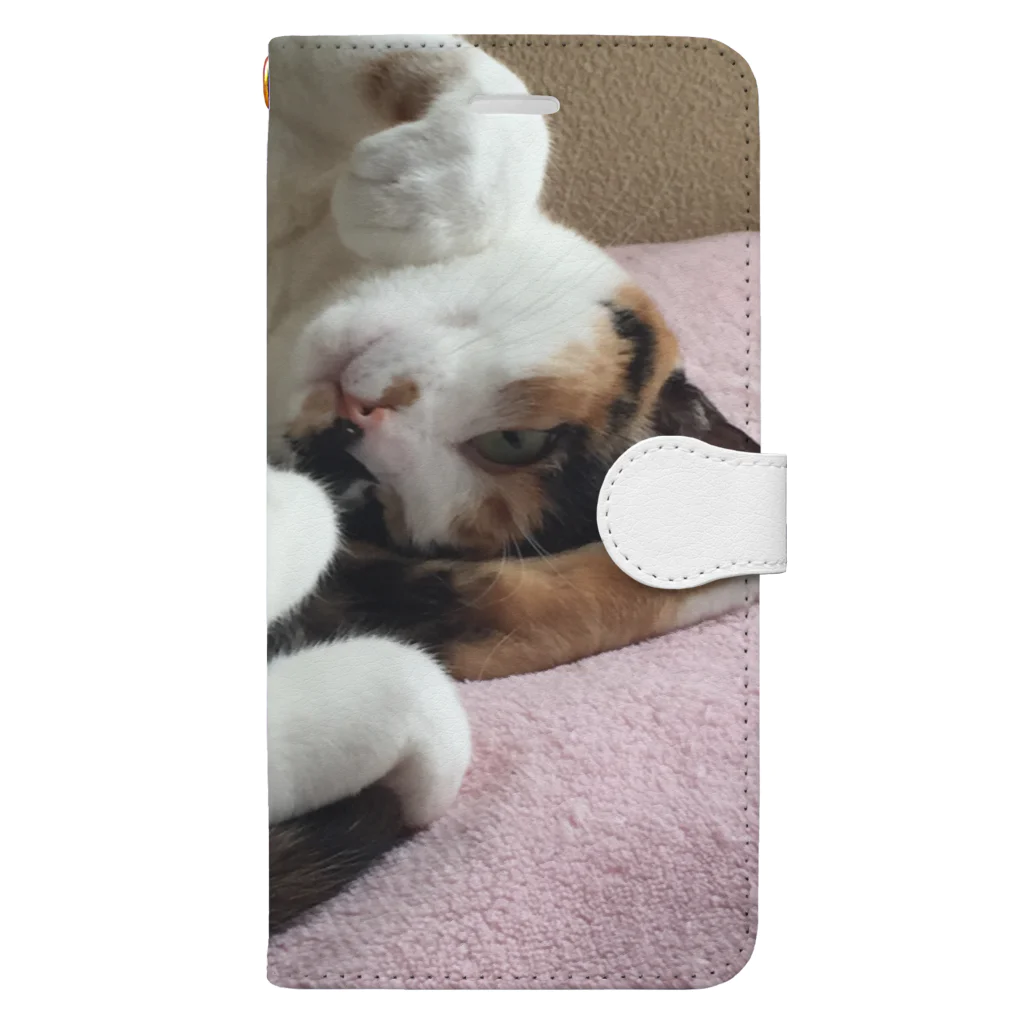 モモさんショップの愛猫モモ Book-Style Smartphone Case