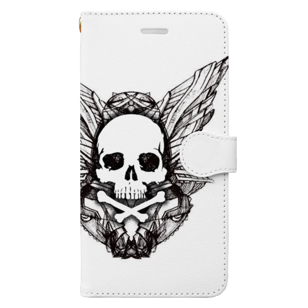 K(ケイ)@お仕事募集中のSKULL 00 Book-Style Smartphone Case