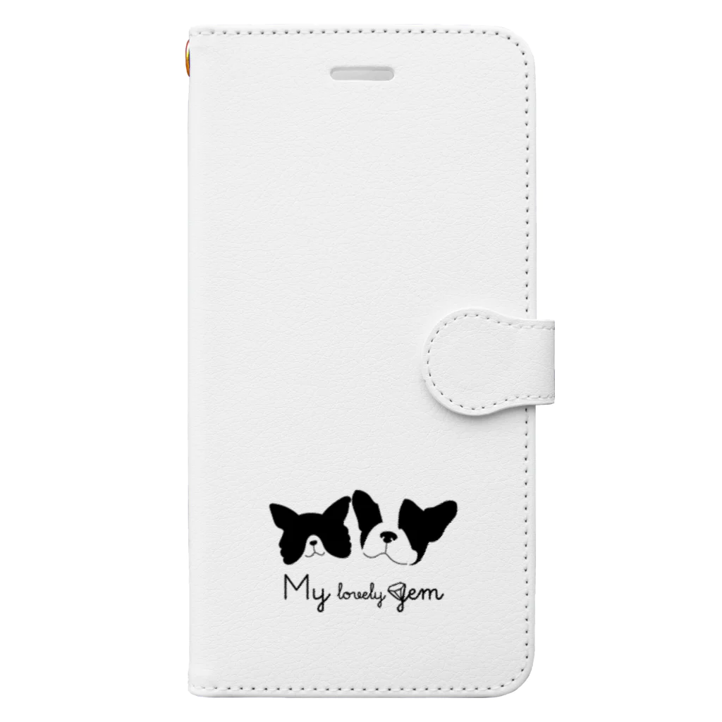 emiu_desighnのMi lovery jem Book-Style Smartphone Case