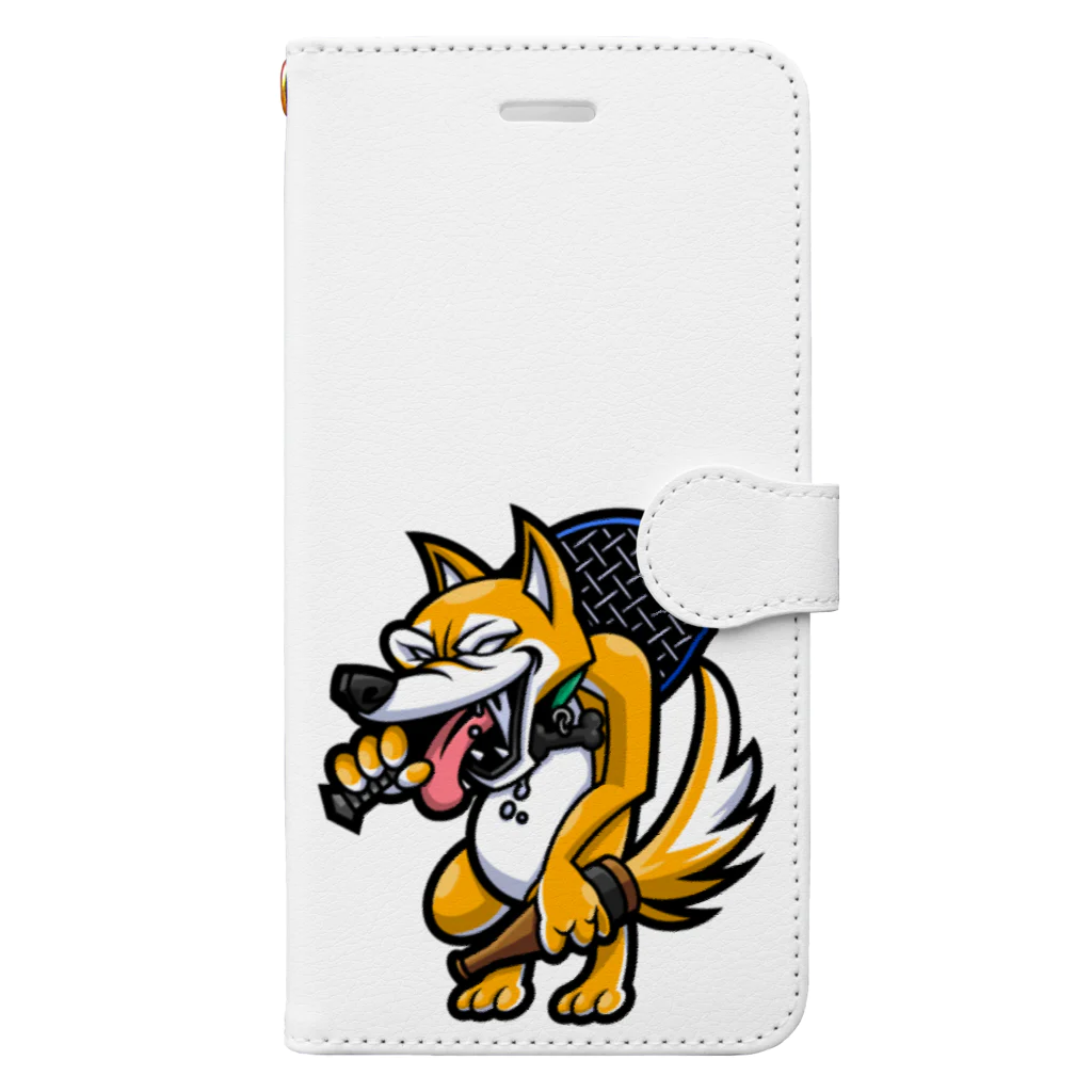 狂犬　尊(タケル)の柴犬TAKERU Book-Style Smartphone Case