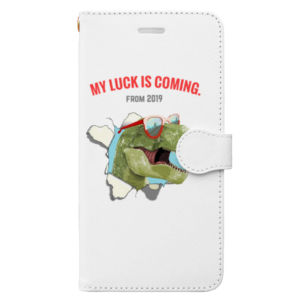 MY LUCK IS COMING.のサングラスTレックス Book-Style Smartphone Case