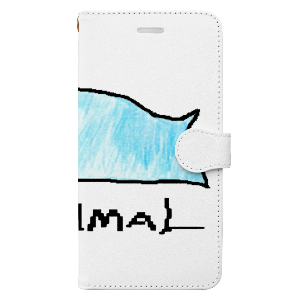yunimalのクジラ Book-Style Smartphone Case