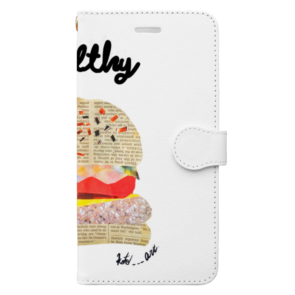 koto___artのUnhealthy Book-Style Smartphone Case