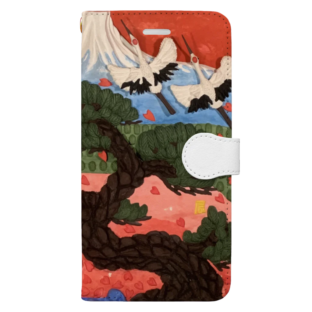 こてえ美術館 辰の美しき日本 Book-Style Smartphone Case