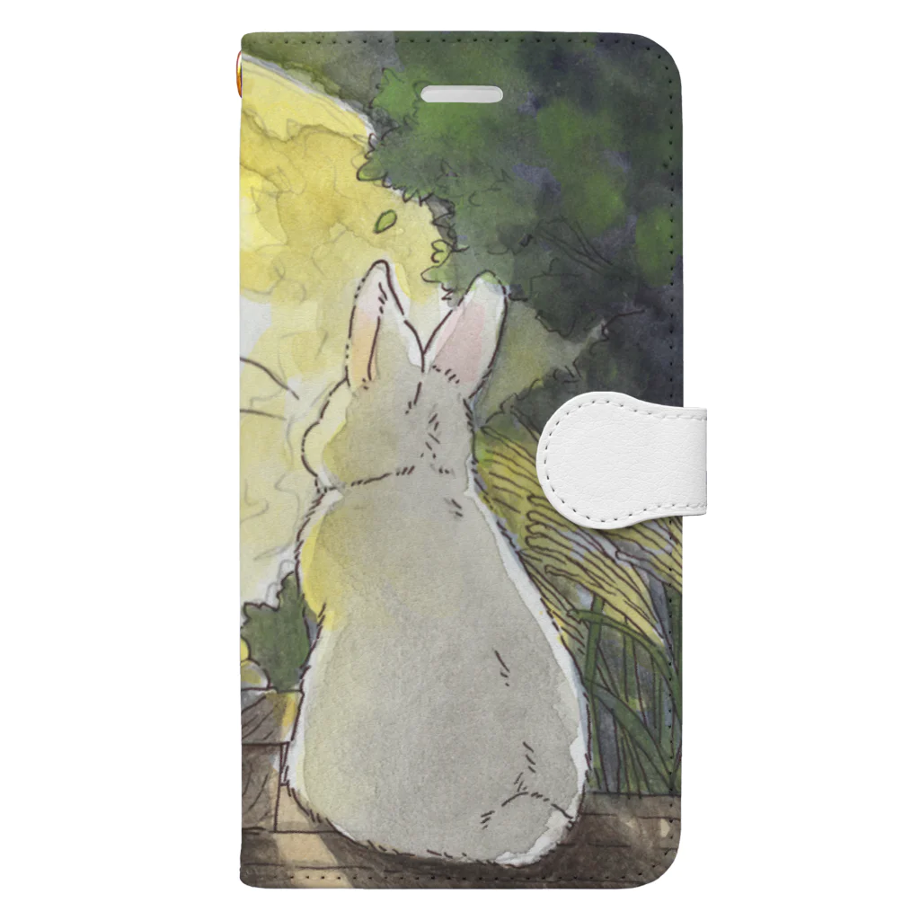 ＶｅｒｙＢｅｒｒｙのお月見うさぎさん Book-Style Smartphone Case