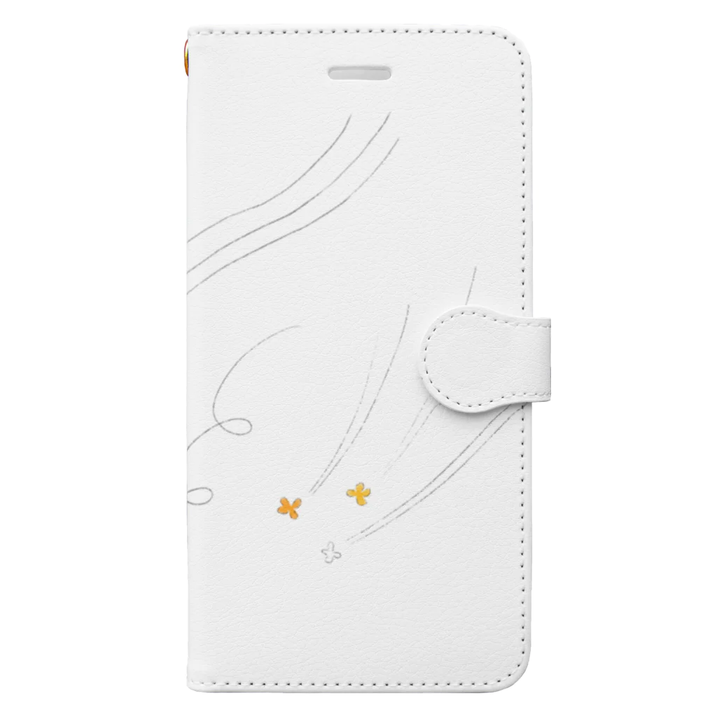 psyainのfall stars Book-Style Smartphone Case