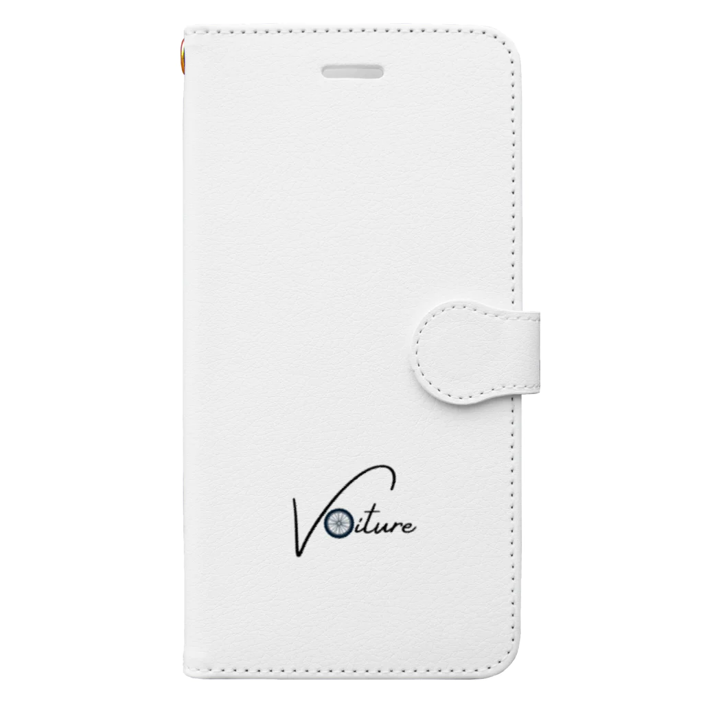 Voiture's GARAGEのVoiture LOGO GOODS SERIES 手帳型スマホケース