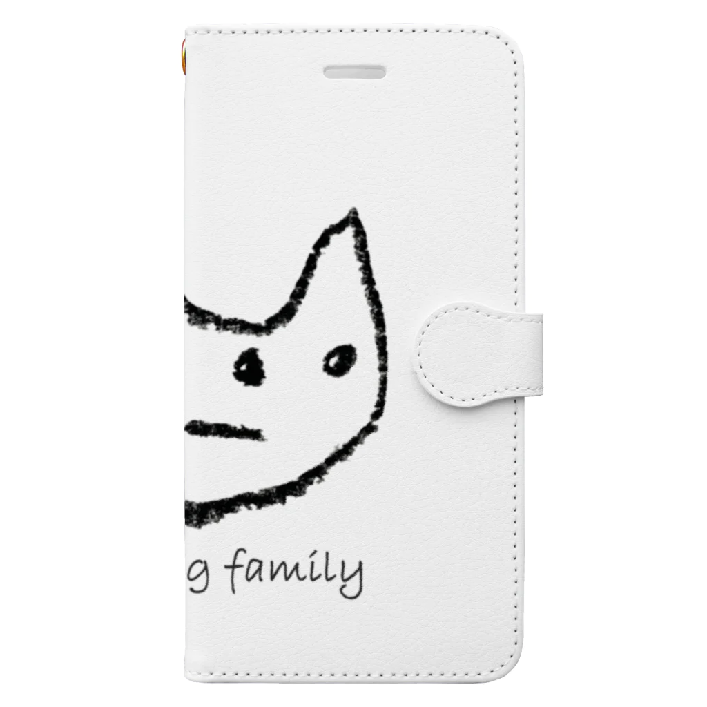 Fowerseedsの猫は家族 Book-Style Smartphone Case