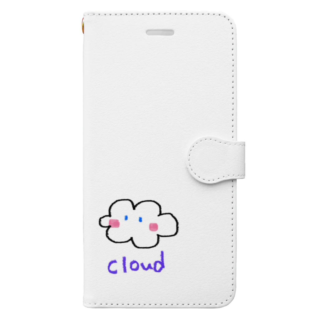 そらもようのもこもこ雲〜〜cloud〜〜 手帳型スマホケース