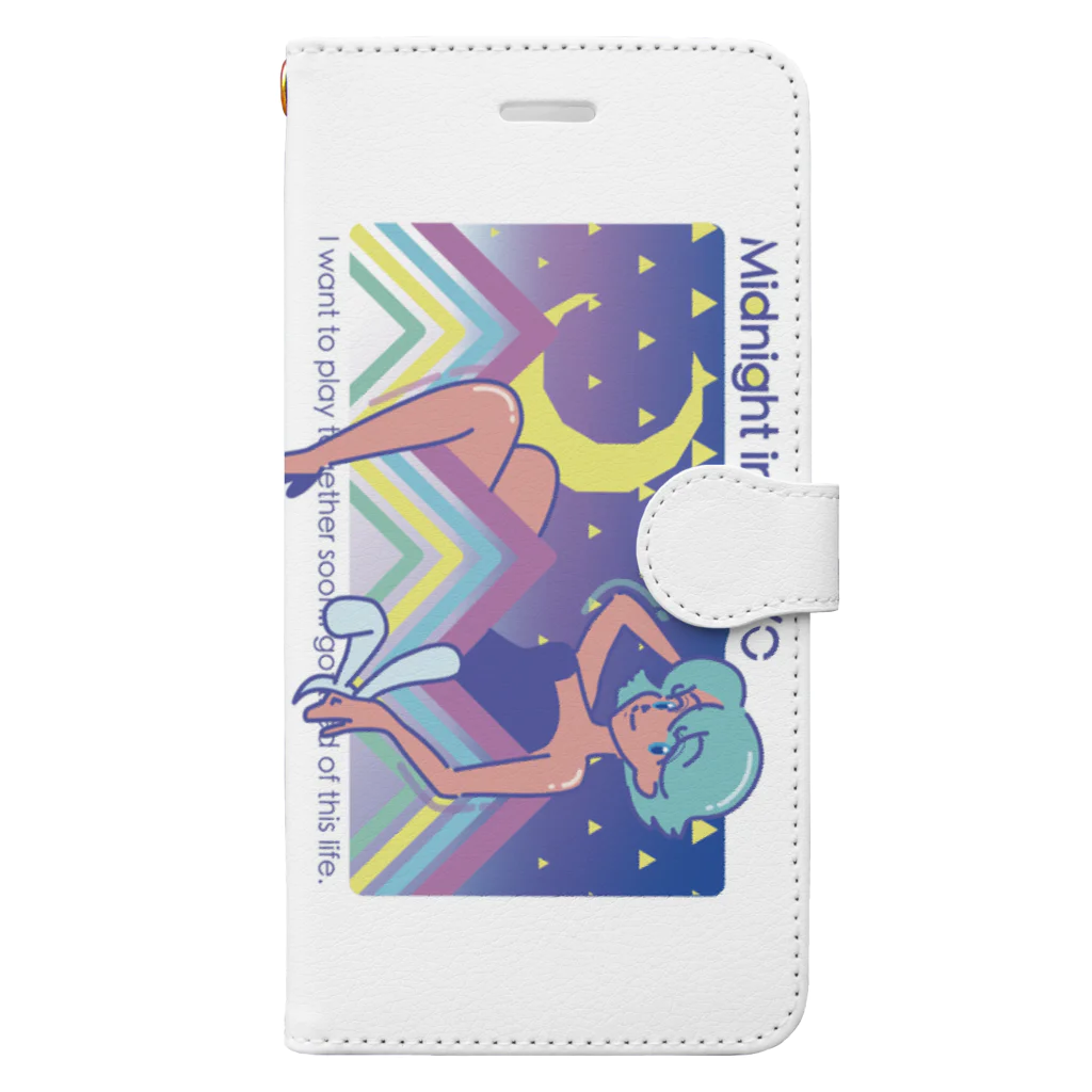 TSUKIKOU SHOP の月夜のバニーちゃん Book-Style Smartphone Case