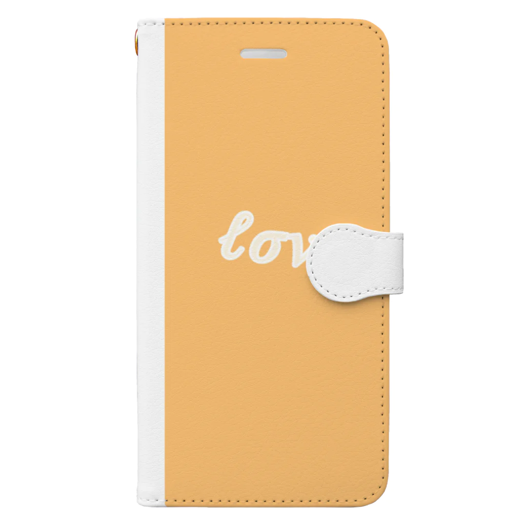 SummerのLove_orange Book-Style Smartphone Case