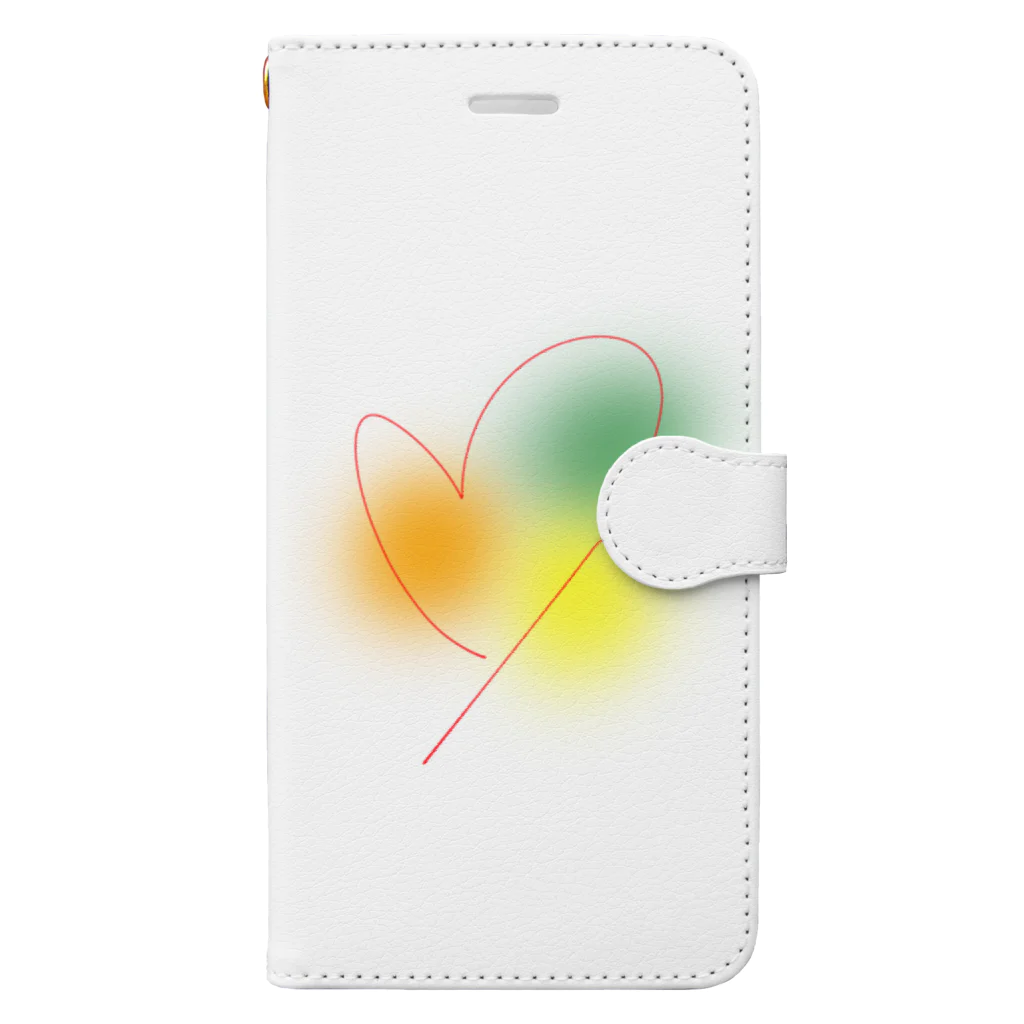 RenrenのFriendsHeart Book-Style Smartphone Case