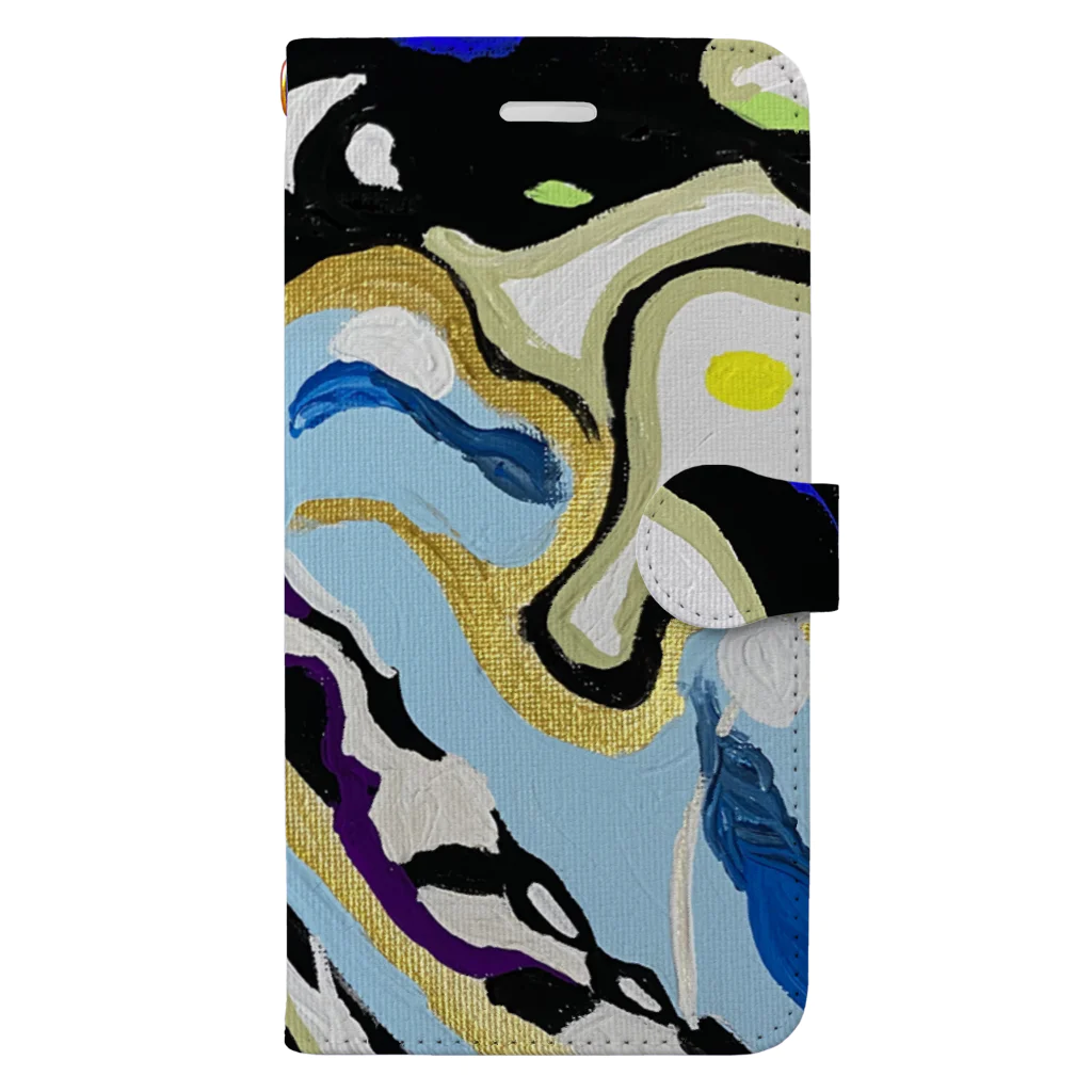 NIL の絵画風　18 Book-Style Smartphone Case