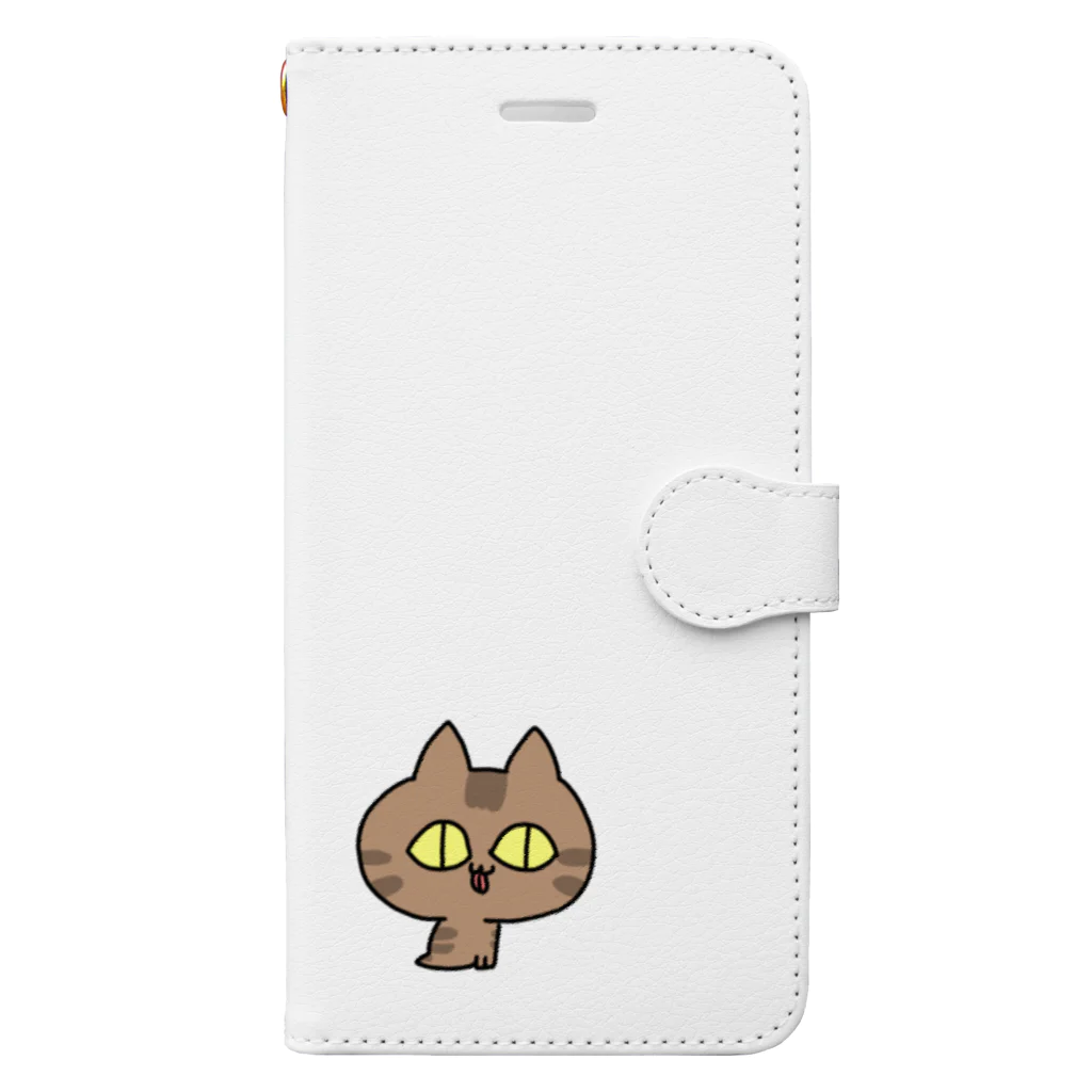 えじ。の表情豊かなネコちゃん Book-Style Smartphone Case