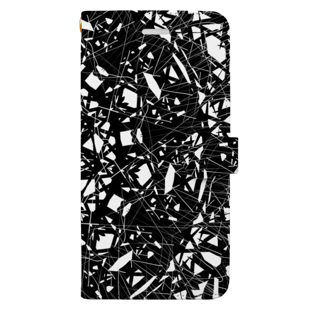 usa100の今日のお習字 Book-Style Smartphone Case