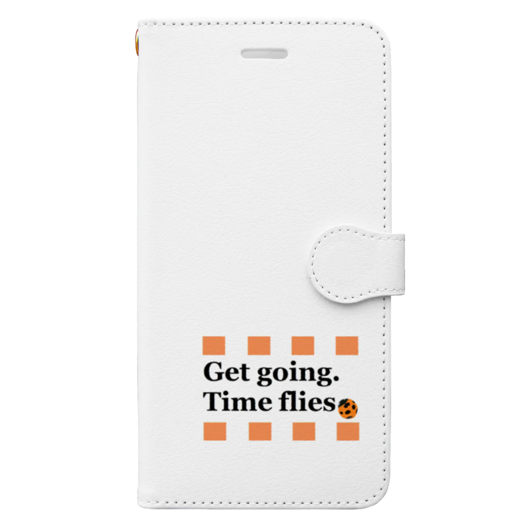 ホームタウンスター　Hometown Star のテントウムシピリオド（オレンジ）　Orange Ladybird Book-Style Smartphone Case