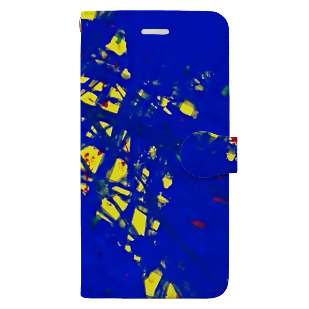 Takeo_HiraoのHirao_Blue_01 Book-Style Smartphone Case