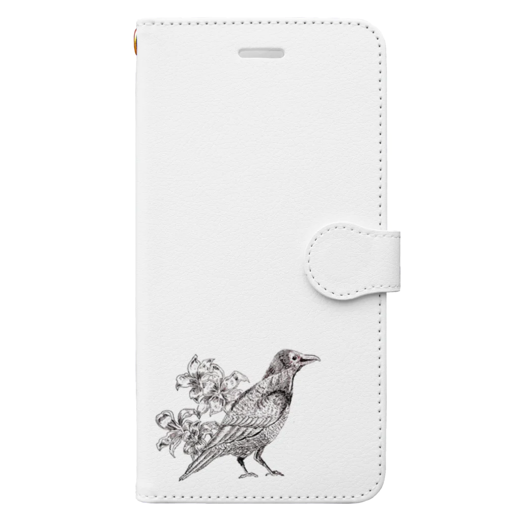 naty's doodlesのsimple bird doodle Book-Style Smartphone Case