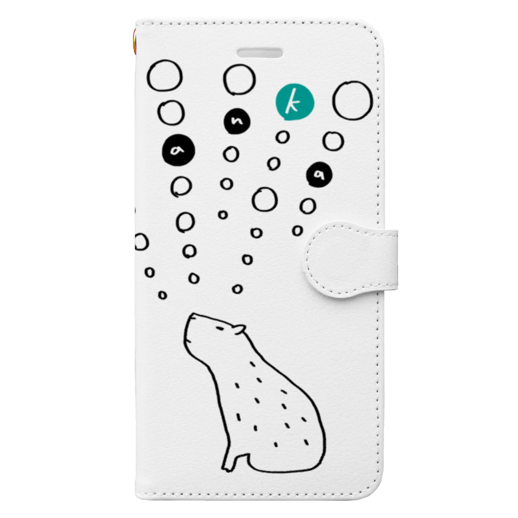 khgchrのtanka／カピバラ Book-Style Smartphone Case