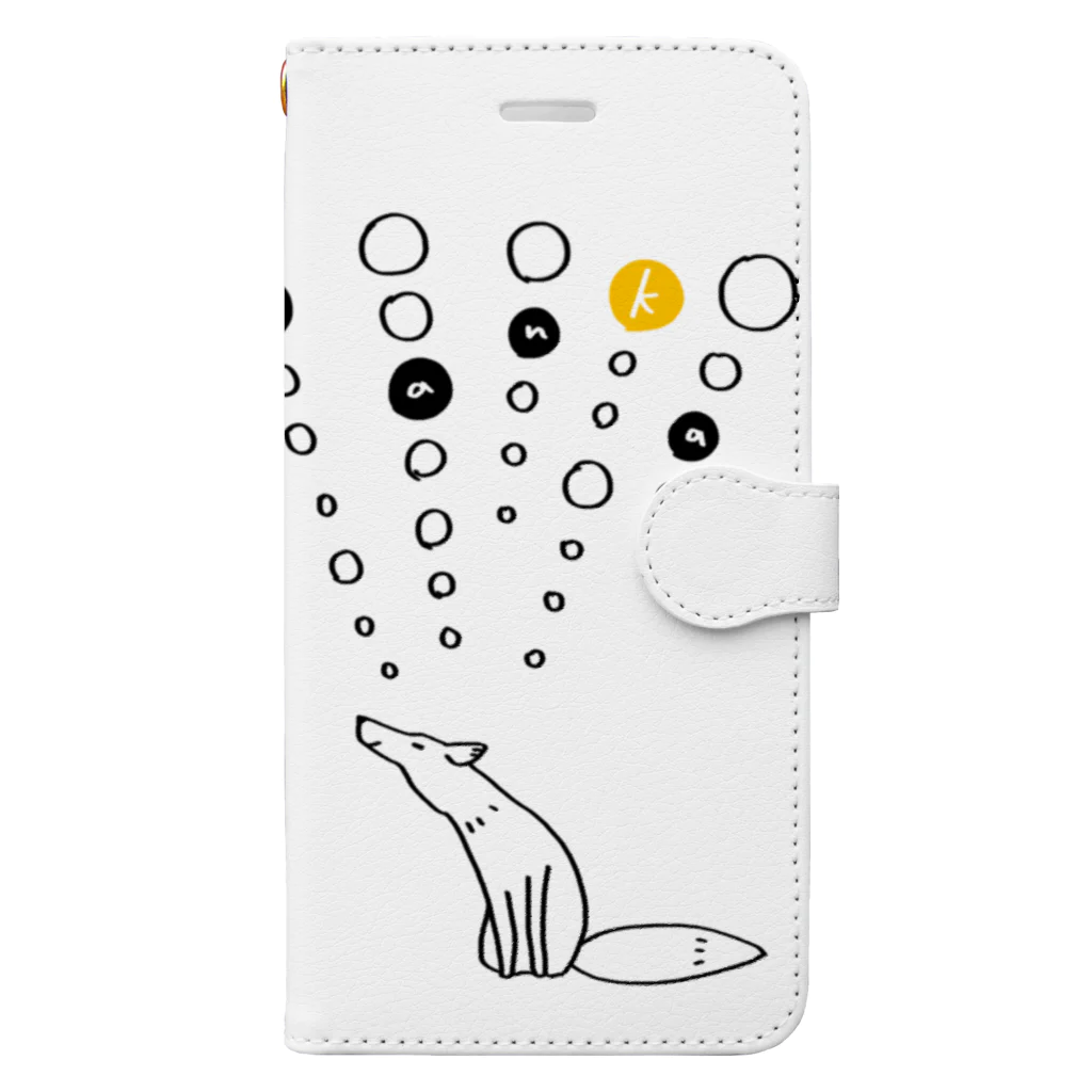 khgchrのtanka／きつね Book-Style Smartphone Case