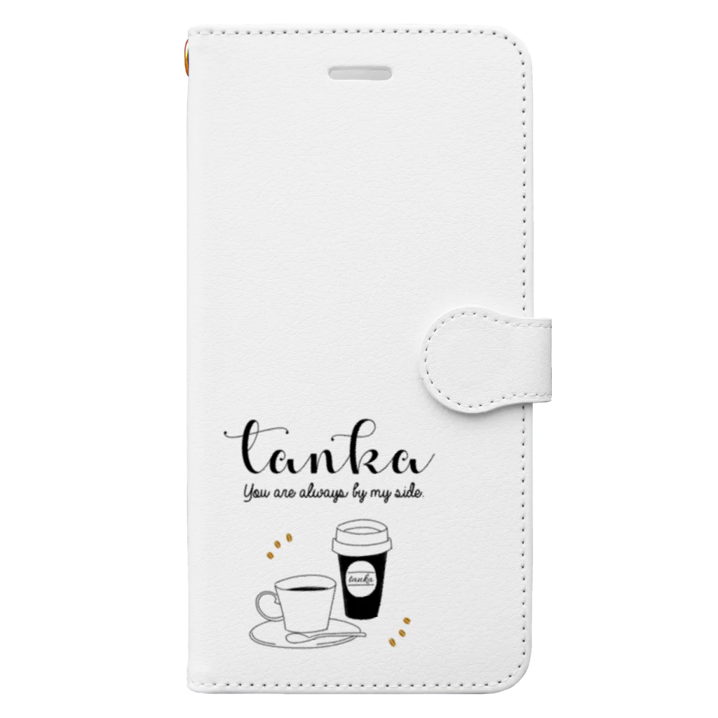 khgchrのtanka／コーヒー Book-Style Smartphone Case