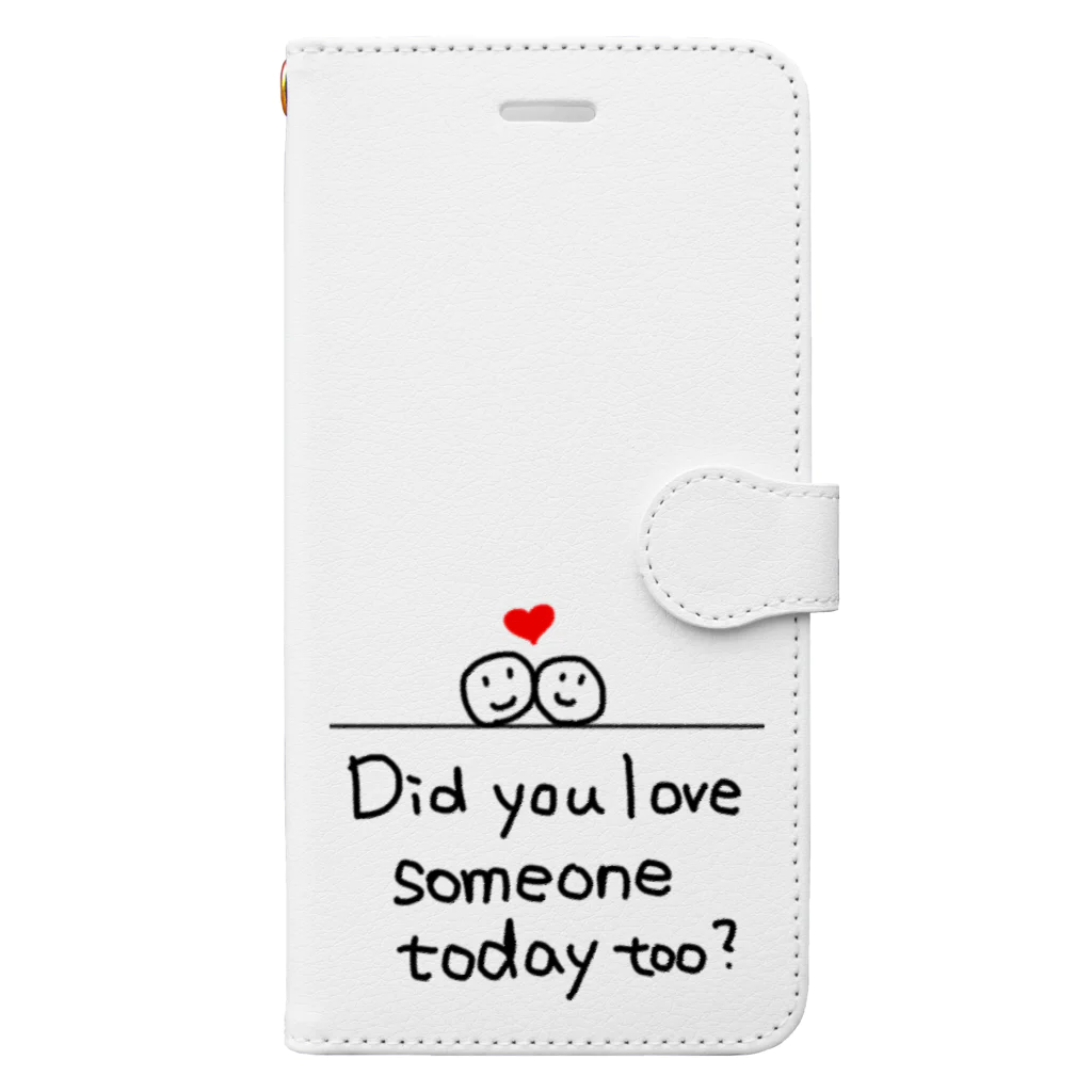 地球産のDid you love someone today too? Book-Style Smartphone Case