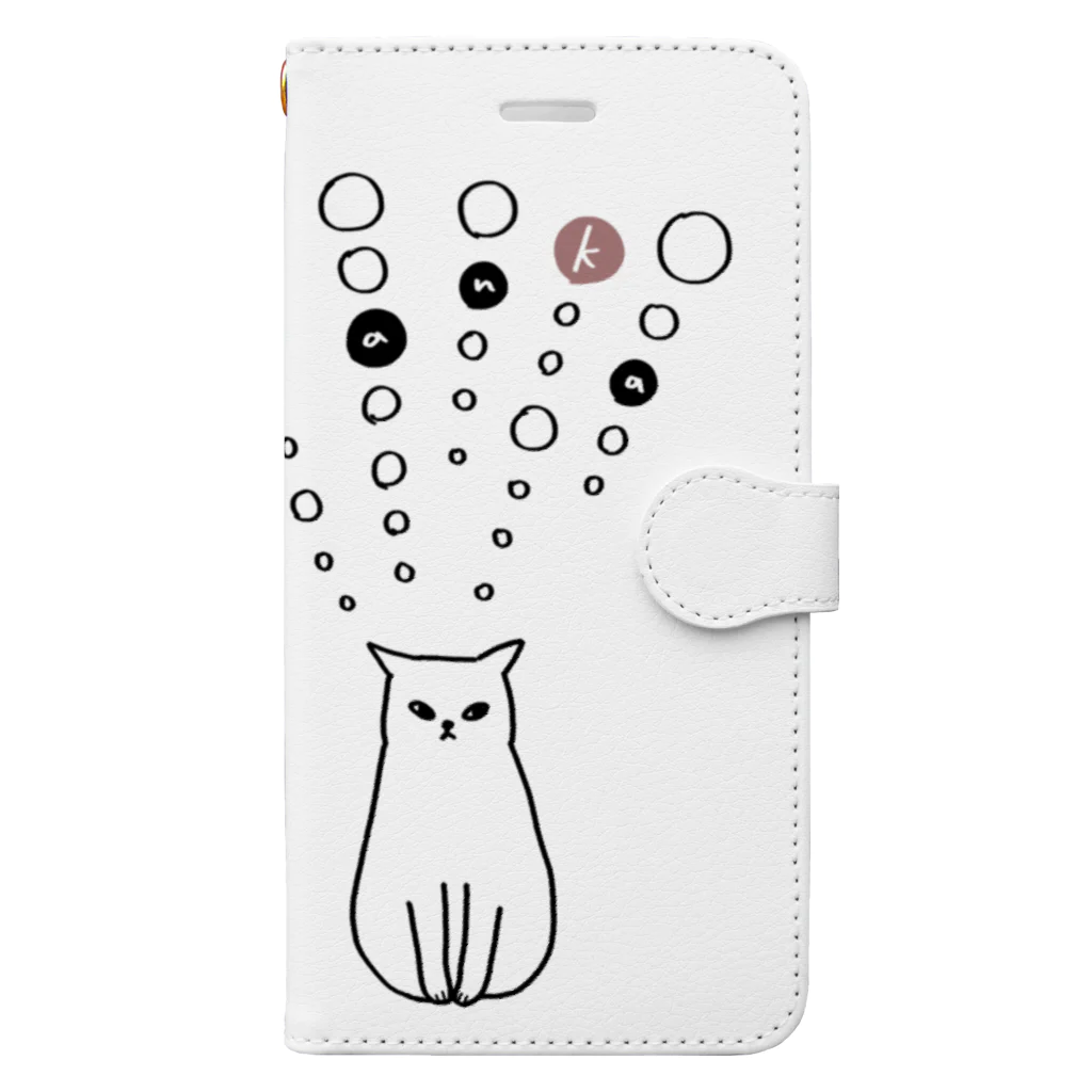 khgchrのtanka／ねこ Book-Style Smartphone Case