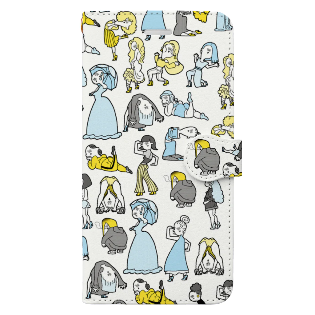 なかねありさの見返り美人 Book-Style Smartphone Case