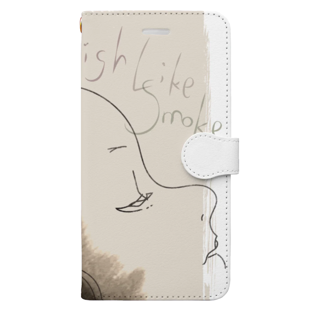 DesignReiのVanish Like Smoke 手帳型スマホケース