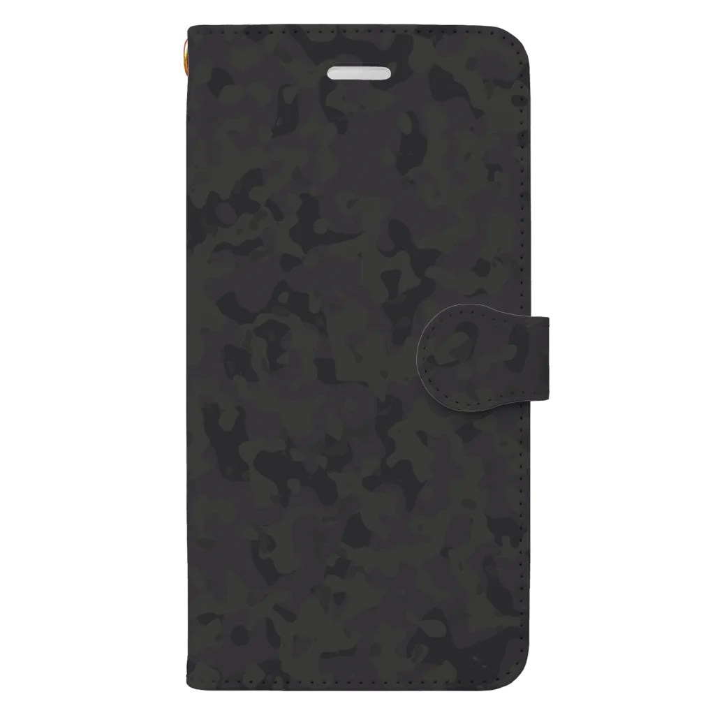 Military Casual LittleJoke のCamo NightCamp 夜用迷彩 サバゲー装備 Book-Style Smartphone Case