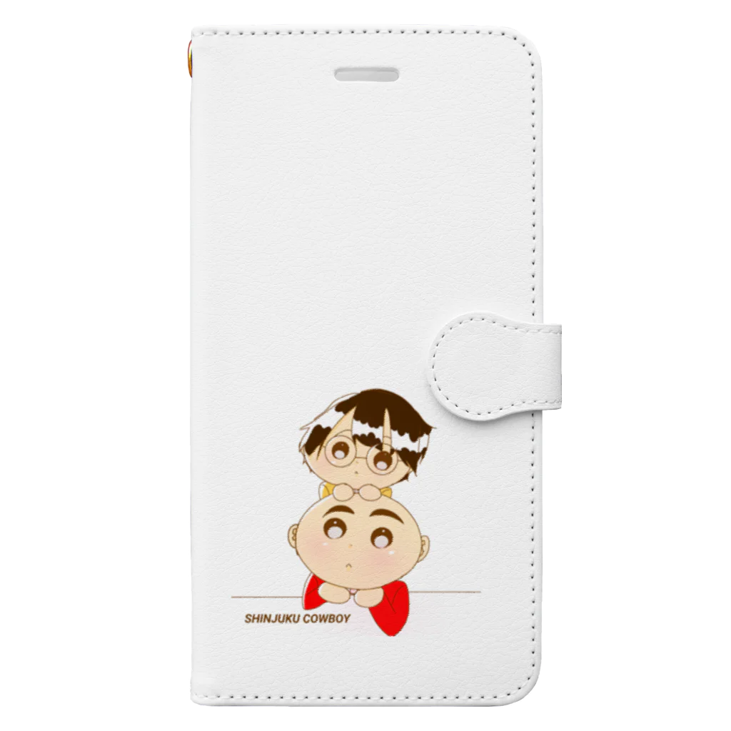 新宿カウボーイ商店の新宿カウボーイ『かねきよon石沢デザイン』 Book-Style Smartphone Case