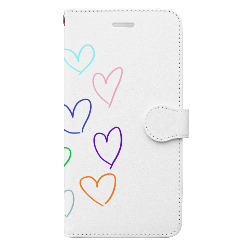 heart shopのハート　この世界に愛を Book-Style Smartphone Case