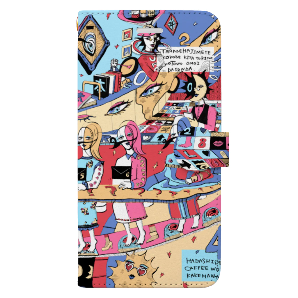 LIP,R.I.P.の明るい街 Book-Style Smartphone Case