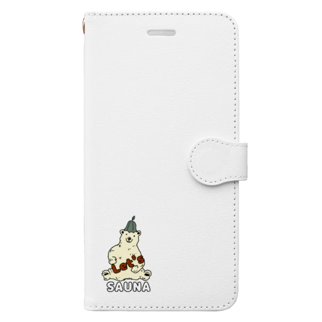 Yamamotoyaアウトドアのサウナ/SAUNA Book-Style Smartphone Case