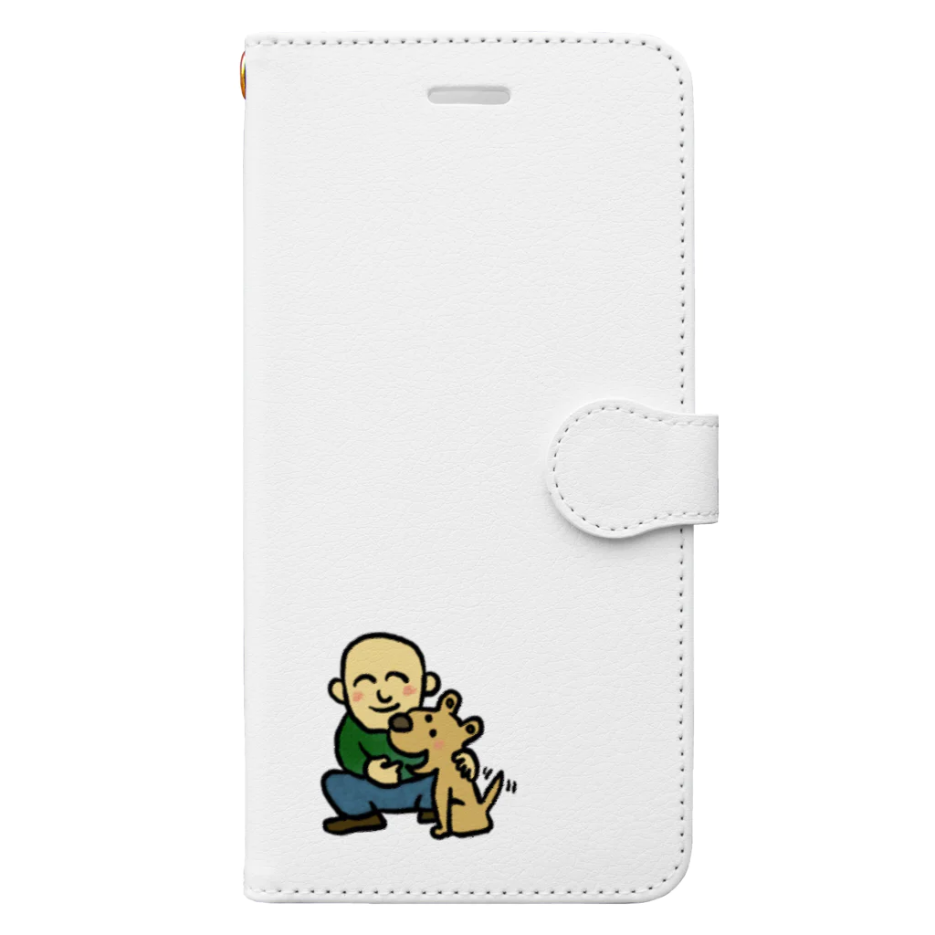 matsuleafの俺(犬)と太郎 Book-Style Smartphone Case