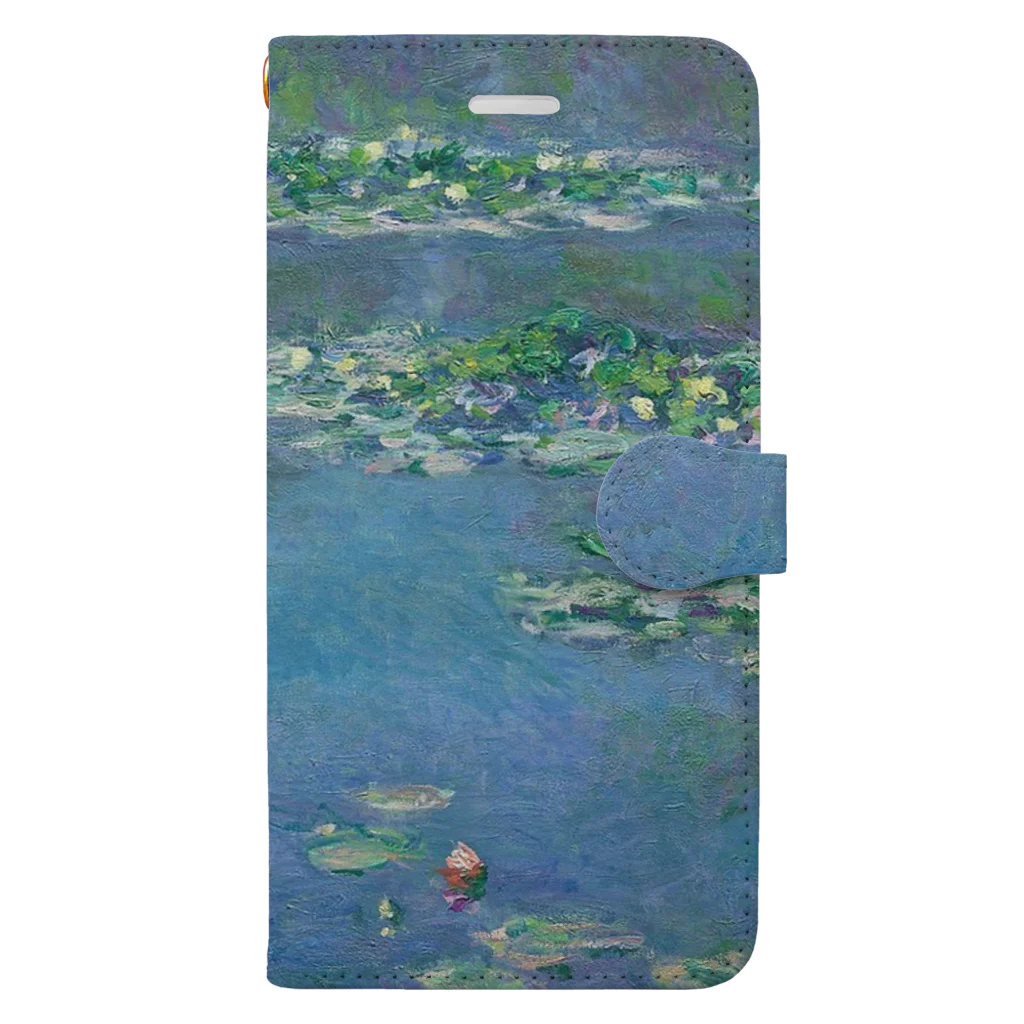 artgalleryのWater Lilies 手帳型スマホケース