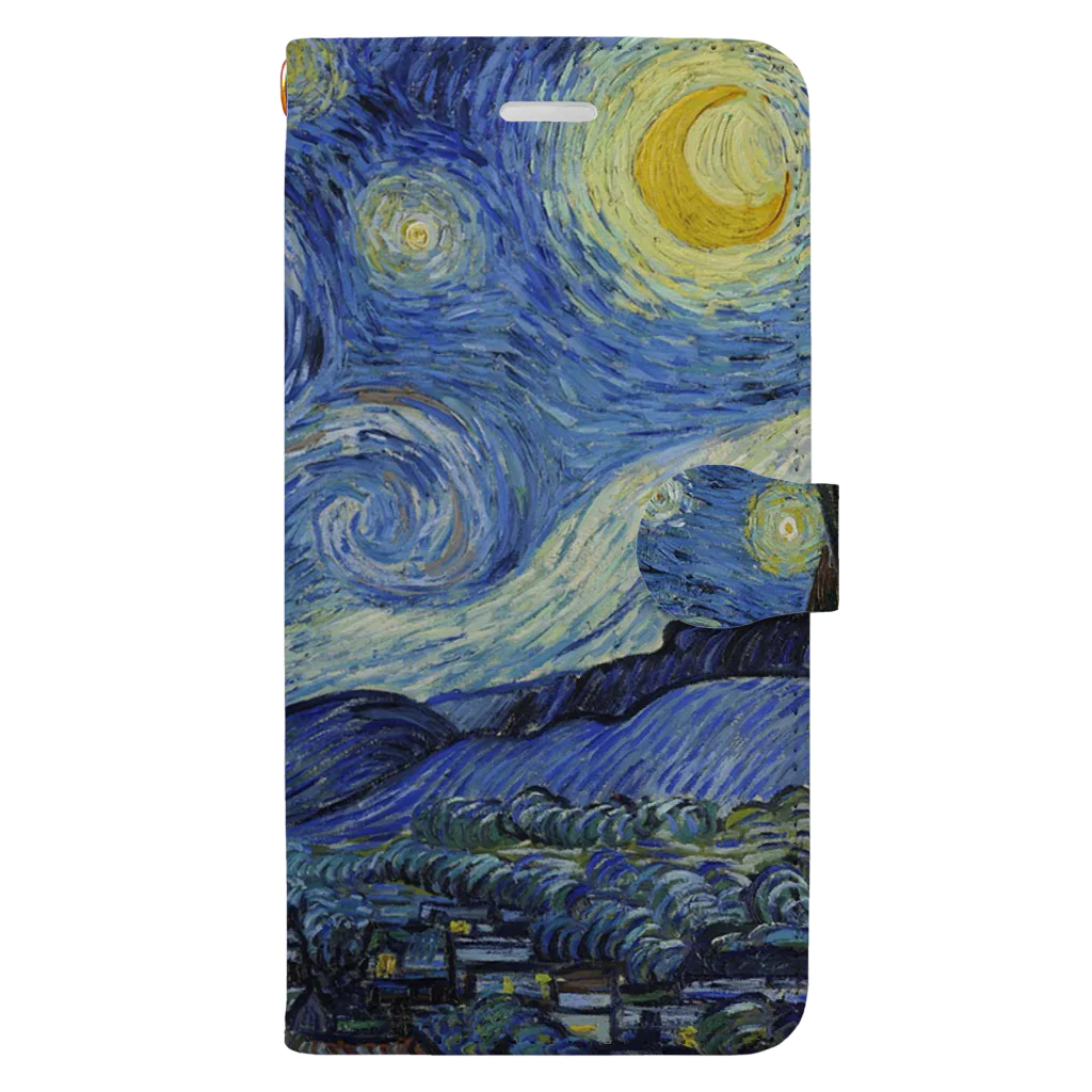 artgalleryのThe Starry Night 手帳型スマホケース