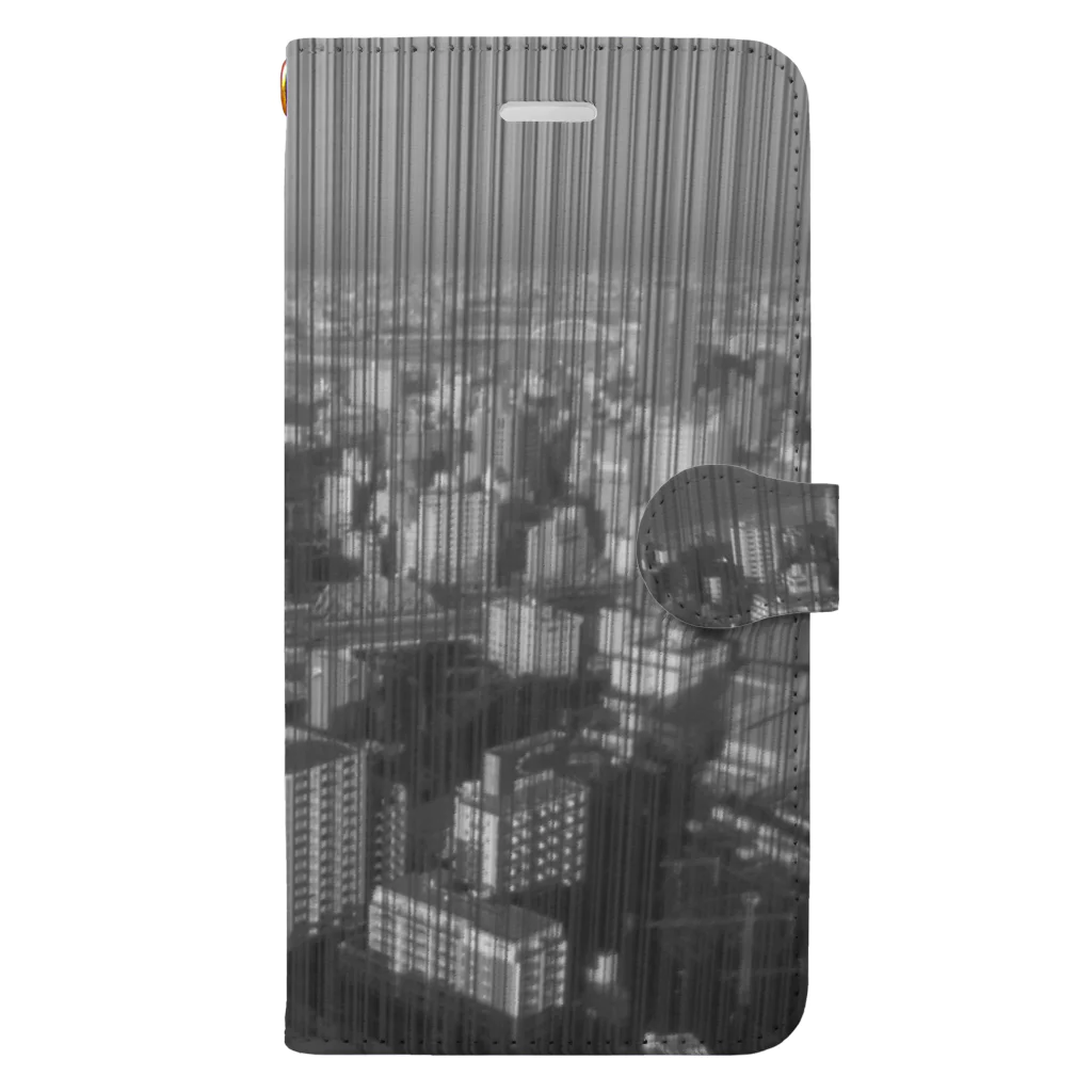 crowolf のstreet scene Book-Style Smartphone Case